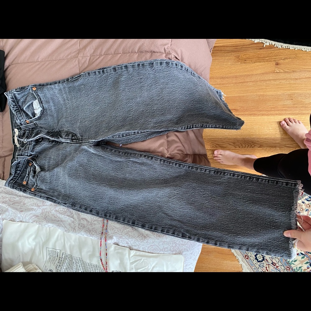 Levi’s high rise straight leg black